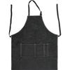 Fashion Couple Home Kitchen Denim Apron Hanging Neck Baking Western Restaurant Overalls For Waiter Or Waitress