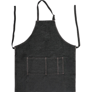 Fashion Couple Home Kitchen Denim Apron Hanging Neck Baking Western Restaurant Overalls For Waiter Or Waitress