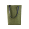 Promotional hand made polyester felt shopping bag lady felt tote bag