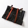 Fashion Denim Combine Leather Tooling Adults Apron