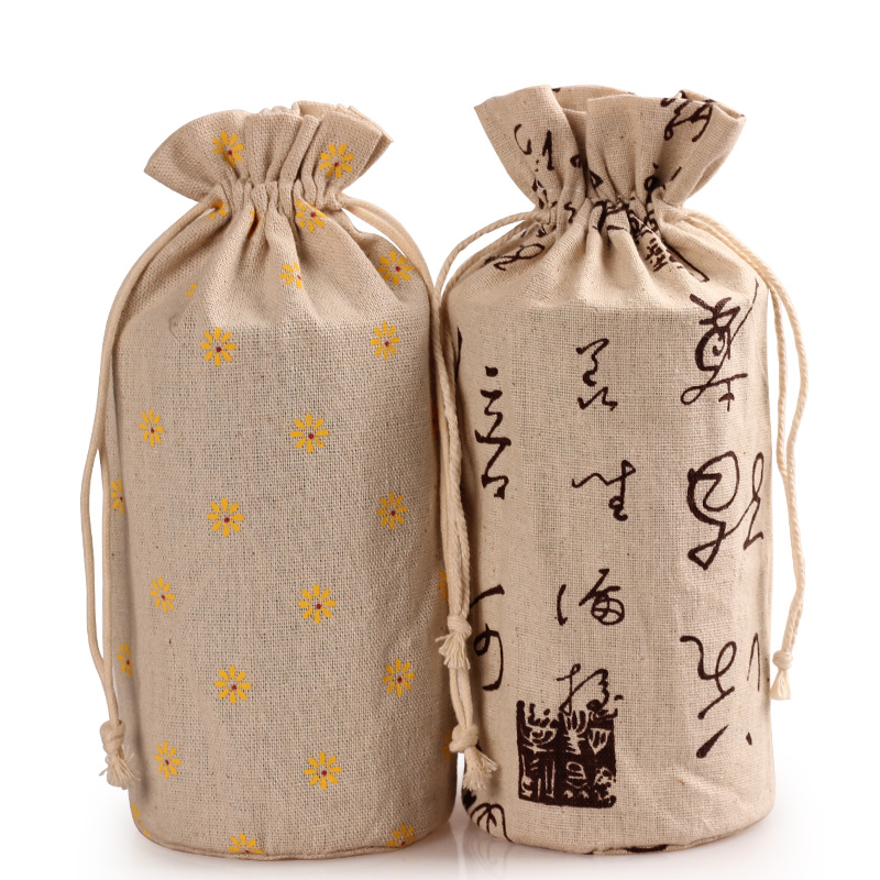 Factory profession custom breathable eco friendly linen tote shopping bag