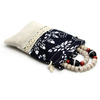 Wholesales custom printed jewelry drawstring bags linen gift bag 