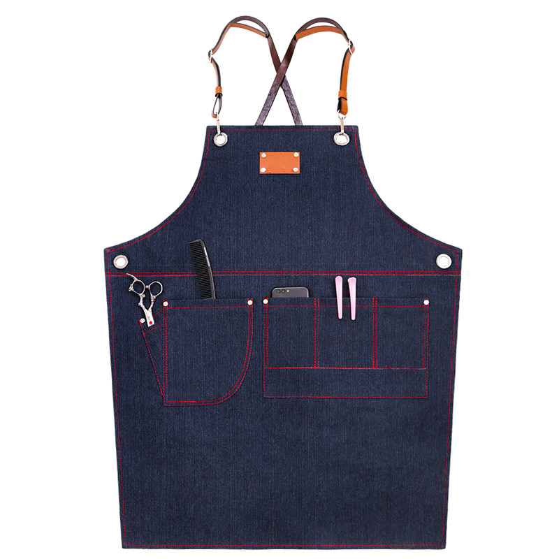 Reasonable price top grade durable and eco-friendly cooking denim apron
