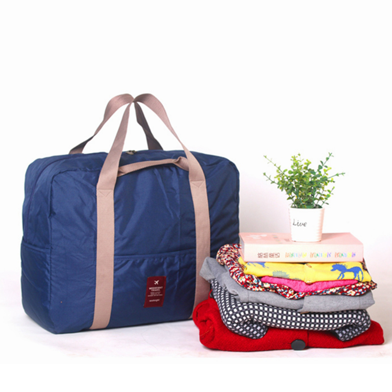 Large capacity duffel packaging bag household strong waterproof oxford bag lightweight practical folded travel bag