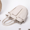 Ins hot sale cotton canvas bag slung shoulder bag leisure travel tote bag