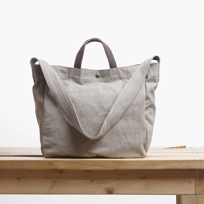 Fashion vintage popular new style canvas tote shopping bag with logo custom