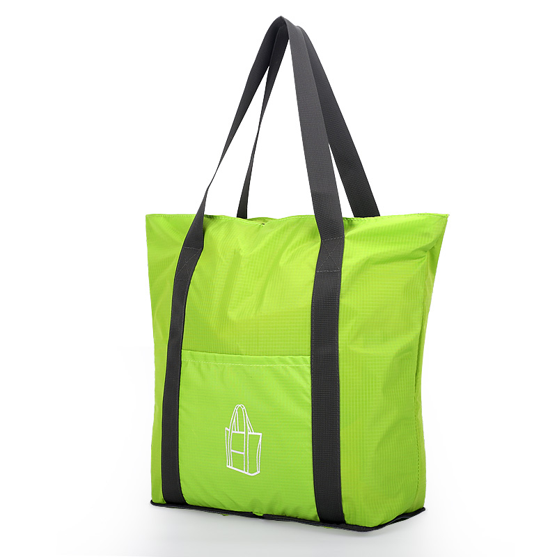 Simple design large lightweight waterproof nylon travel bag with foldable style