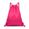 Fashion waterproof nylon beam pocket drawstring bag fitness sports light travel bag