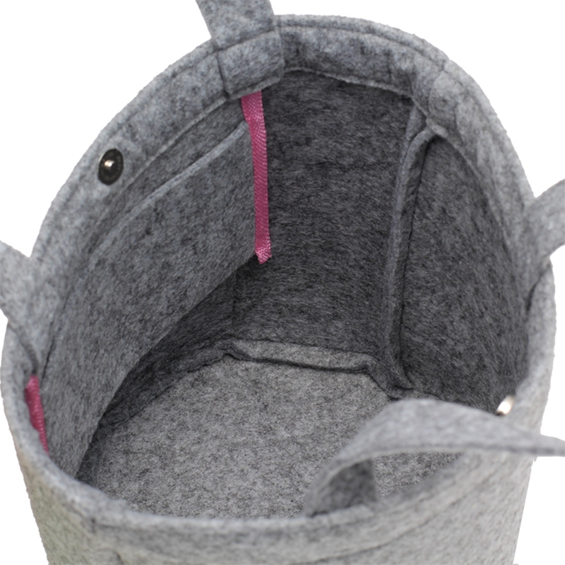 Promotional hand made polyester felt shopping bag with customized logo