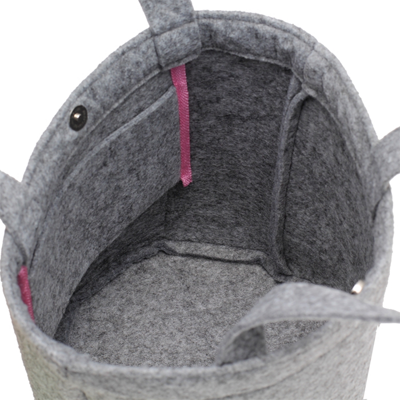 Promotional hand made polyester felt shopping bag with customized logo