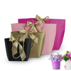 High-end delicate durable and waterproof kraft gift paper bag with customized logo