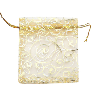 Customized cheap bags wholesale organza drawstring gift bags for wedding