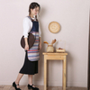 New Adult Sexy Bohemian Style Printing Soft Canvas Fabric Apron Elegant Ethnic Style Waist For Ladies