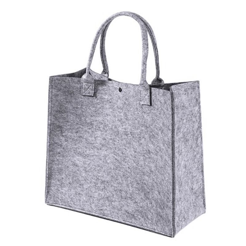 Factory price high quality reusable and comfortable felt shopping bag