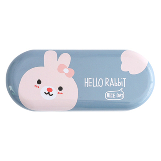Factory wholesale strong durable cartoon printing iron glasses case for eyeglasses sunglasses storage