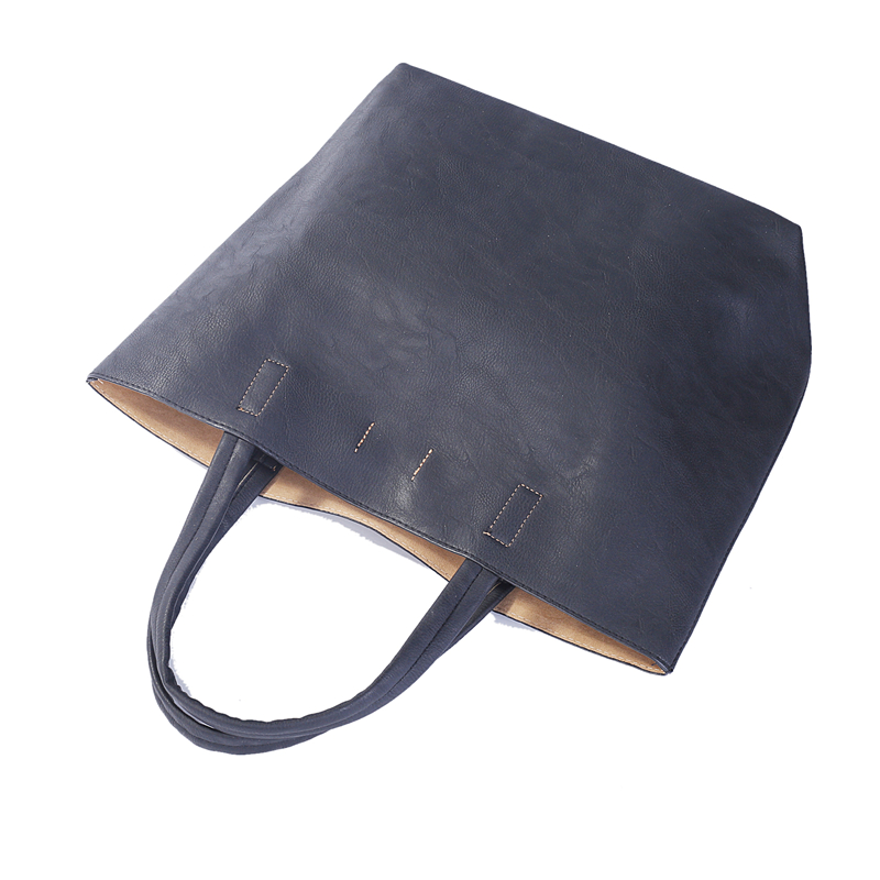 Fashion large capacity PU handbag female shopping bag