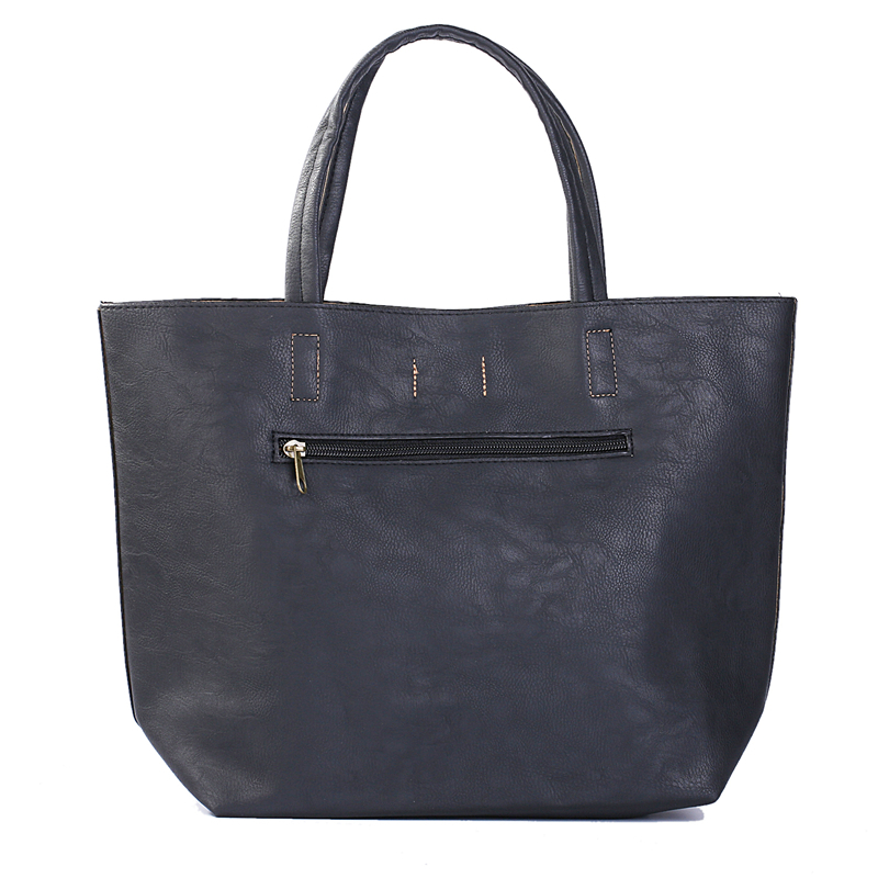 Fashion large capacity PU handbag female shopping bag