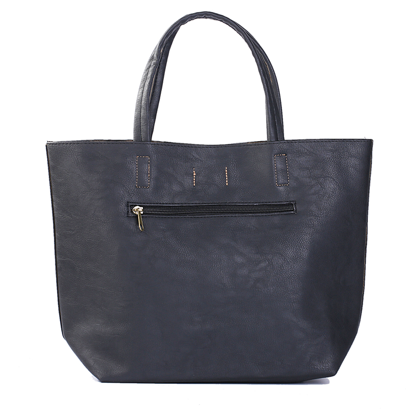 Fashion large capacity PU handbag female shopping bag