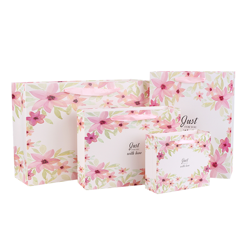 Factory wholesale price custom printed recycle shopping gift kraft paper bag