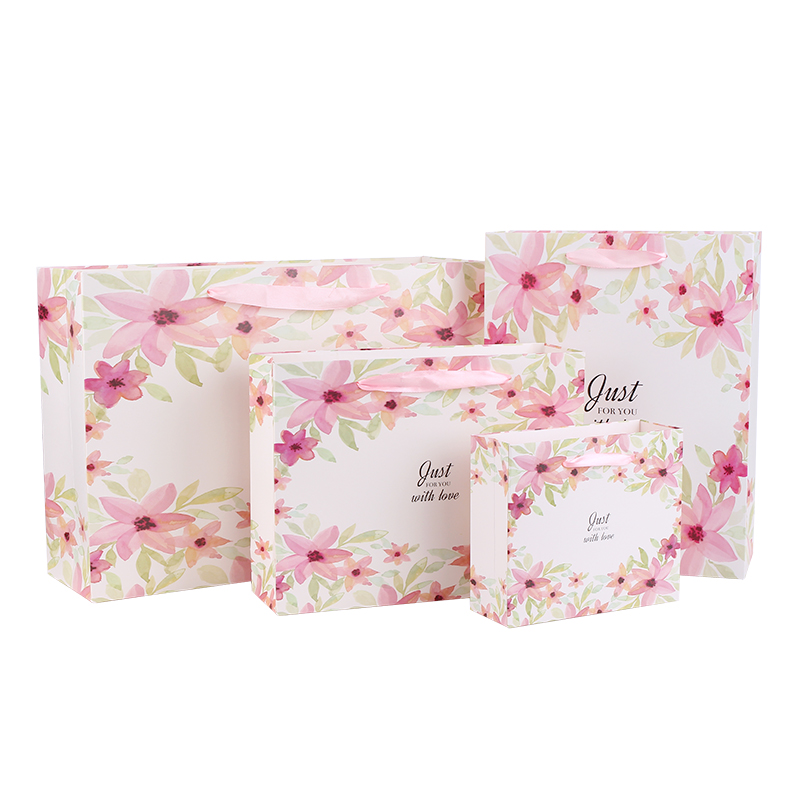 Factory wholesale price custom printed recycle shopping gift kraft paper bag