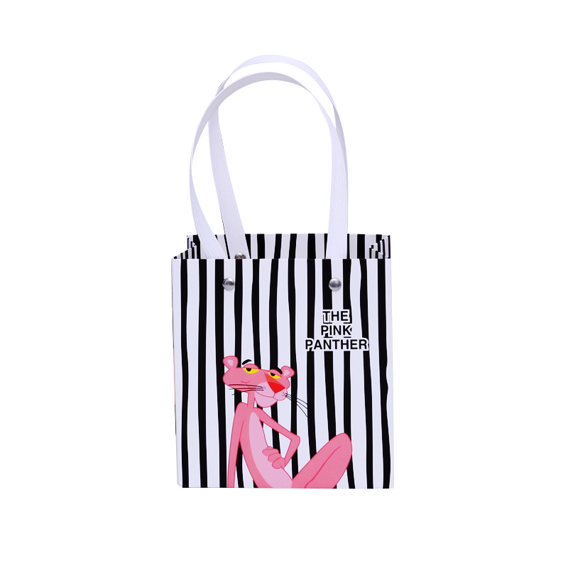 Custom luxury printed paper shopping bag with rope handle gift bag
