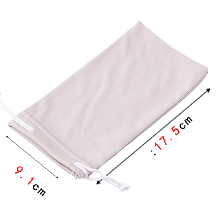Simple Korean retro large men's and women's sunglasses microfiber bag eyeglasses microfiber bag