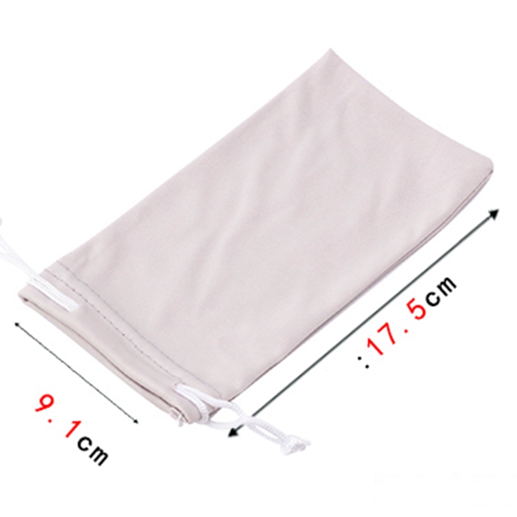 Simple Korean retro large men's and women's sunglasses microfiber bag eyeglasses microfiber bag