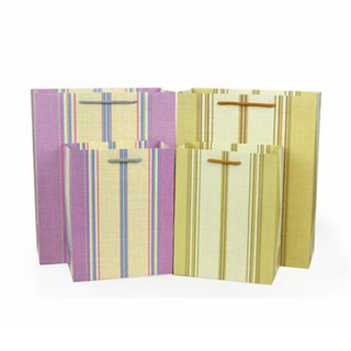 Wholesale custom logo printed retail paper shopping bag with handle