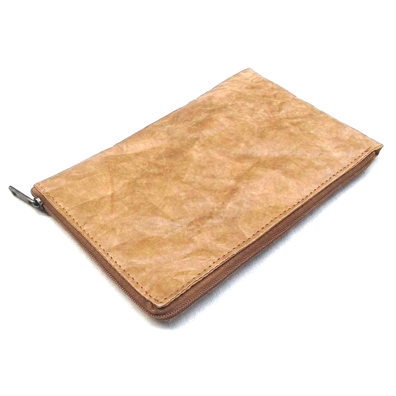 Factory custom fashion simple small zipper tyvek paper bag for wholesale