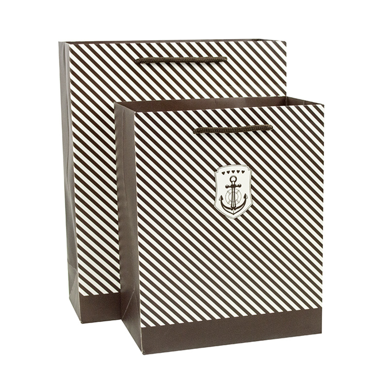 Factory cheap high quality luxury matte black custom printed retail paper gift bag for shopping