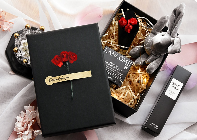 Gift box exquisite Korean version of the large Mother's Day creative birthday lipstick gift box empty box packaging box
