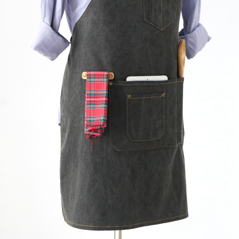 Industrial Canvas Aprons for Restaurants And Coffee Shops From China Supplier Custom