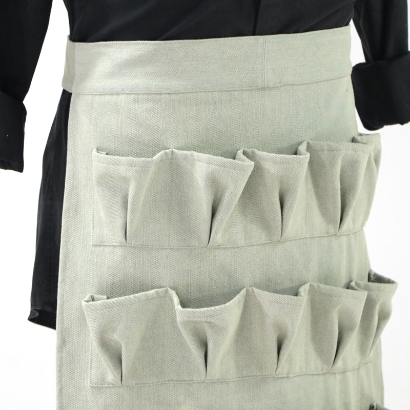 Factory Custom Farm Dedicated Polyester-cotton Egg Collection Apron