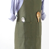 Simple Fashion Army Green Polyester Cotton Canvas Apron Garden Cleaning Work Apron