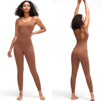 Wholesale custom breathable quick dry high waist sports yoga sets fitness workout yoga bodysuits for women 