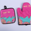Factory Direct Sales Kitchen Special Thick Insulation Anti-scald High Temperature Baking Oven Mitt with Pot Holder