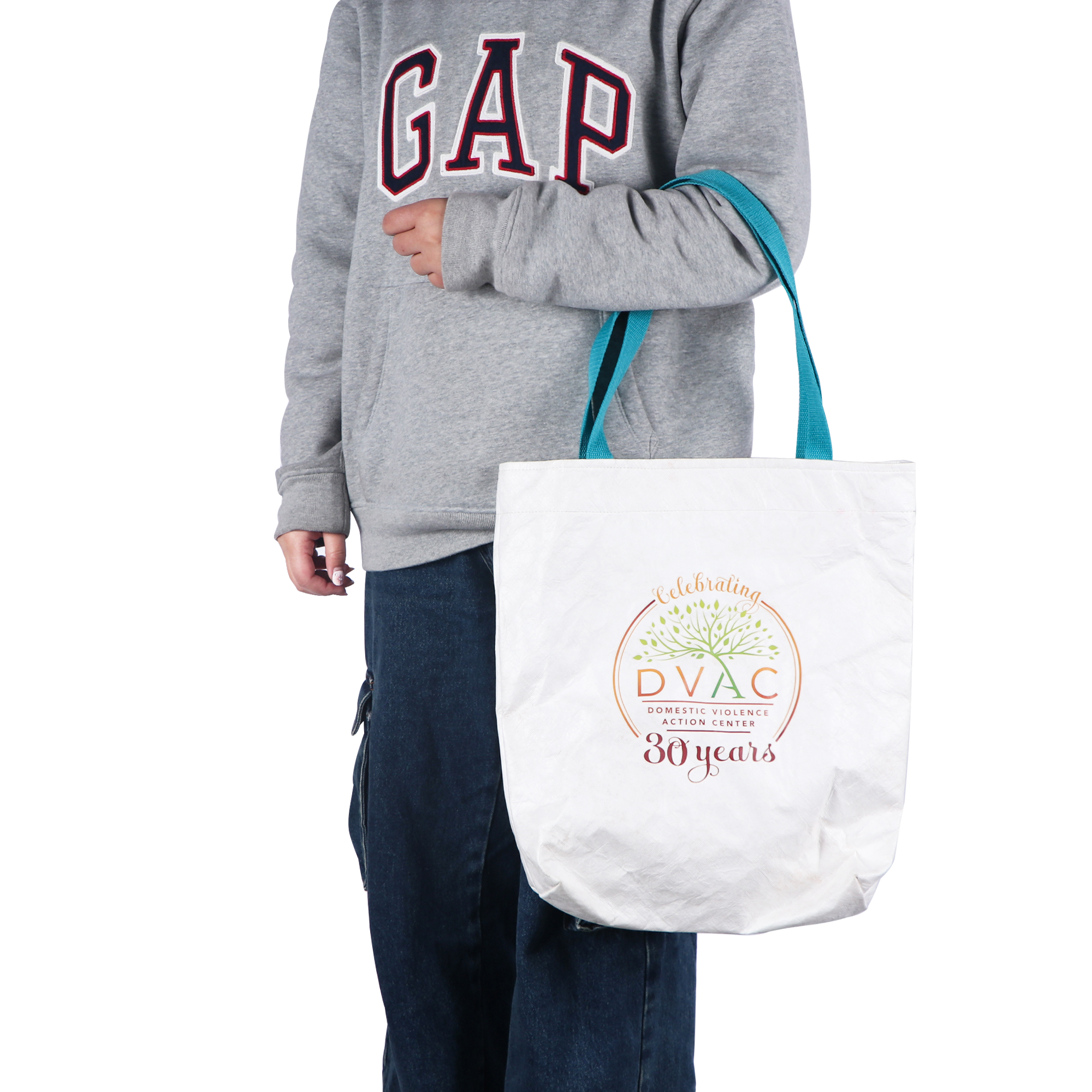 Factory Direct Supply New Material Waterproof And Wear Resistant Tyvek Tote Shoulder Bag for Wholesale
