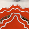 100% Linen Special-shaped Napkin Applique Napkin Modern Style Christmas Napkins Table Festival Decor