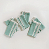 Dinner Napkin Cotton 12 Pack Natural Mitered Corners with Elegant Lace for Everyday Use Napkins are Pre Shrunk and Good Absorbency with Lace