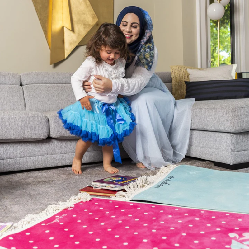 OEM/ODM High-quality Bottom Non-slip Soft Fleece Blanket Pray Rugs Feel Skin-friendly Pilgrimage Mats