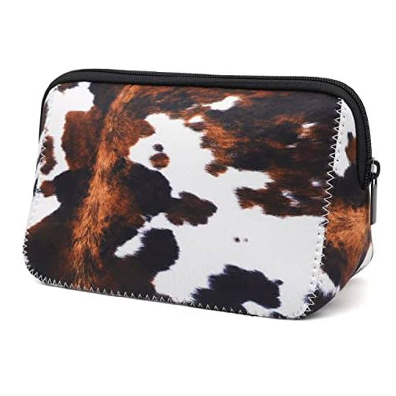 Cosmetic Bag Waterproof Neoprene Zipper Pouch Travel Portable Toiletry Makeup Bags Organizer Case for Women and Girls