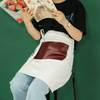 Polyester cotton canvas kitchen cooking cleaning apron for work