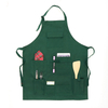 Professional studio polyester cotton painting apron with multifunction tool pockets