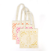 Personalized custom graffiti design cotton canvas shopping bag watercolor tote bag
