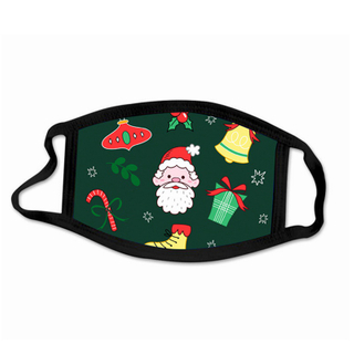 Anti-haze And Anti-dust Light And Breathable Cotton Mask for Christmas Printing
