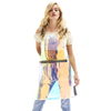 Custom Fashion Clear Plastic Sexy Transparent Waterproof Oilproof TPU Apron for Salon 