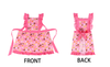 Custom Cartoon Logo Kids Apron Cotton Polyester Apron for Children Fashion Design H Style Kids Apron