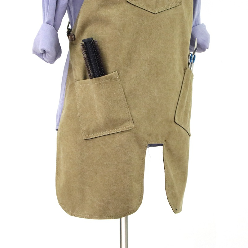 New Style Design Profession Barber Work Apron Eco Friendly Breathable Cotton Work Apron