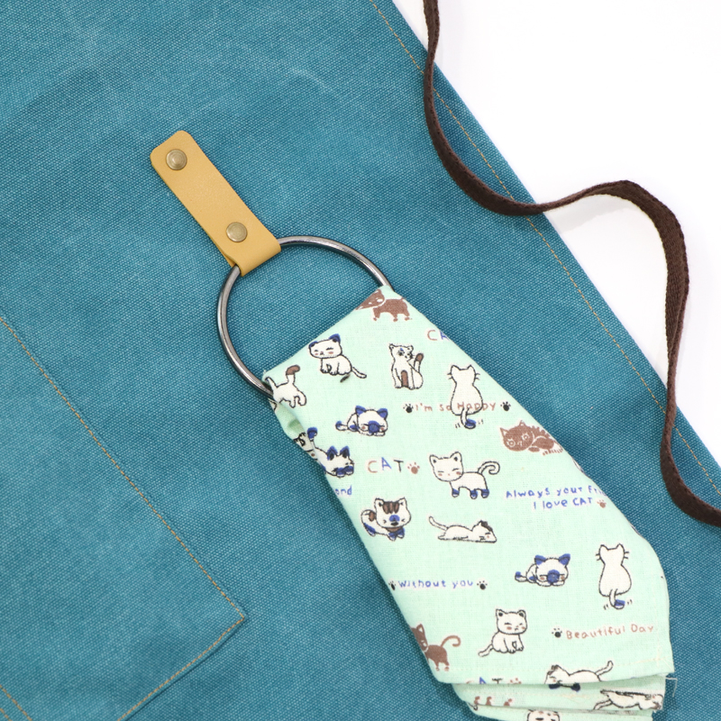 High Quality Oem Custom 16oz Polyester Cotton Apron for Garden Cleaning Or Kitchen Cooking