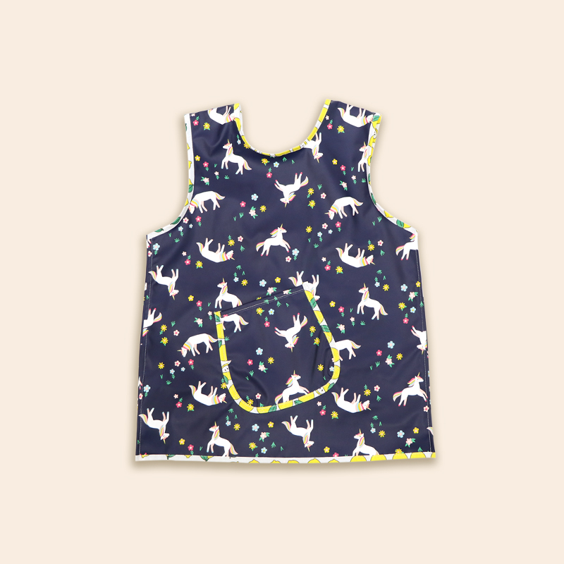 Art smock for 3-7 years children painting waterproof art painting bib apron